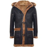 Duffle Sheepskin Coat WW2 Hood
