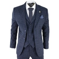 AK Collection Herringbone Tweed 3 Piece Suit 38R