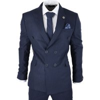 AK Collection Herringbone Tweed 3 Piece Suit 44R