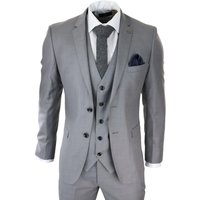 Charles 3 Piece Plain Suit 52R