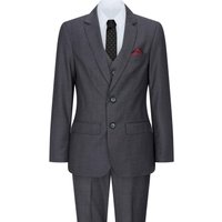 Paul Andrew Boy's Charles 3 Piece Wedding Suit in Charcoal | Size: 5 Years