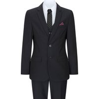 Paul Andrew Boy's Parker 3 Piece Suit Classic Wedding in Black | Size: 5 Years