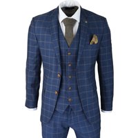 Hamleys 3 Piece Check Suit 38R