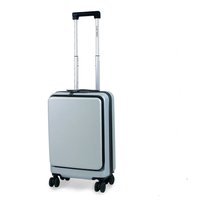 Planet Direct Smart Travel Suitcase Hard Shell Lightweight Luggage in Silver