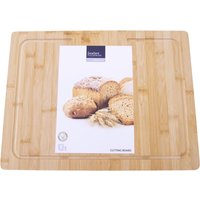 Carter & Clay Bamboo Cutting Board Counter Edge Design in Light Brown