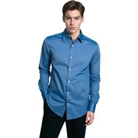 Business Casual Shirt Button Down Long Sleeve Shirt Mid
