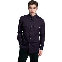 Business Casual Shirt Cotton Long Sleeve Pockets True