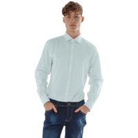 Slim Fit Poplin Shirt Business Casual Dress Shirt