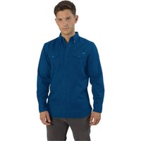 Smart Casual Button Down Cotton Shirt Pockets Dark
