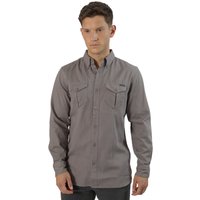 Smart Casual Button Down Cotton Shirt Pockets Mid