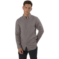 Smart Casual Shirt Button Down Long Sleeve Shirt Dark