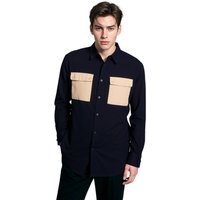 Smart Casual Shirt Long Sleeve Shirt Chest Pockets