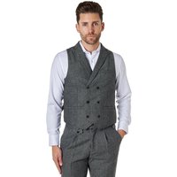 JAX Double Breasted Herringbone Waistcoat Stylish Occasions