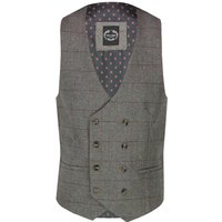Kano Tweed Double Breasted Waistcoat