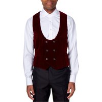 Sam Luxurious Emerald Velvet Low U Cut Waistcoat Elegant Occasions