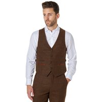 Vitori Tweed Check Waistcoat Elegant Occasions