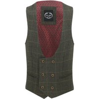 VITORI Tweed Double Breasted Waistcoat Elegant Occasions