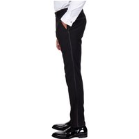 Elegant Tuxedo Trousers Satin Trim Formal Events