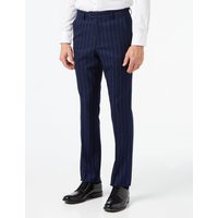Stylish Casual Pinstripe Suit Trousers