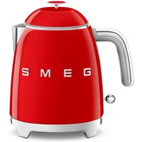 Smeg Mini-Kettle & 2-slice Toaster Set, 50's Style Retro, Stainless Steel, Red