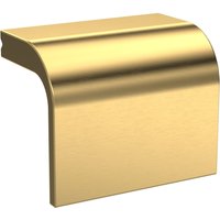Balterley Finger Pull Furniture Handle 40 x 32 mm - Brushed Brass in Metallics