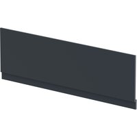 Balterley Bath MDF Front Panel & Plinth - 1800mm - Soft Black in Grey