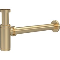 Balterley Round Minimalist Bottle Trap Brushed Brass in Metallics