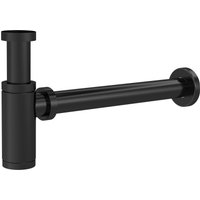 Balterley Round Minimalist Bottle Trap Matt Black