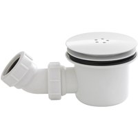 Balterley Resin Shower Tray Mega Flow 90mm Waste, White