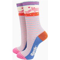 Sock Talk Women's Bamboo Socks - Cream, Pig & Piglet in Cream