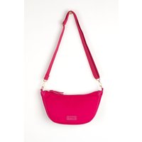 Etre Women's Quinn Half Moon Crossbody Sling Bag in Fuchsia