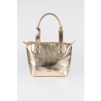 Etre Women's Gigi Medium Tote Bag - Gold, Metallic Faux Leather in Gold