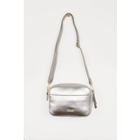 Etre Women's Willa Crossbody Bag - Silver, Metallic Faux Leather in Silver