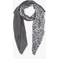 Sarta Women's Flora Lightweight Scarf - Black, Indian Floral in Black