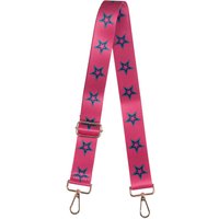 Sarta Women's Fuchsia Pink Star Print Bag Strap