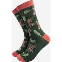 Prowling Cheetah Bamboo Socks