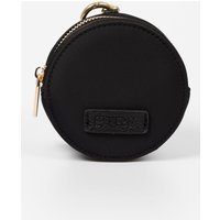 Etre Women's Finley Round Coin Purse - Black, Nylon in Black