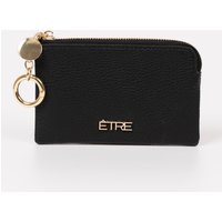 Etre Women's Arlo Small Coin Purse - Black, Faux Leather in Black