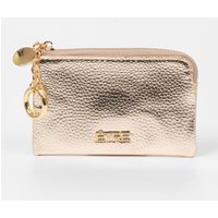 Etre Women's Arlo Small Coin Purse - Gold, Faux Leather in Gold