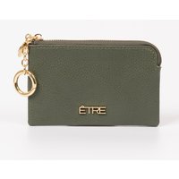 Etre Women's Arlo Small Coin Purse - Khaki, Faux Leather in Khaki