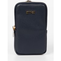 Etre Women's Faux Leather Zip Glasses Case -Navy Blue in Navy