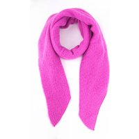 Sarta Women's Hot Pink Heavyweight Asymmetric Winter Scarf