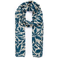 Sarta Women's Allie Lightweight Floral Scarf in Teal