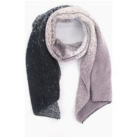 Sarta Women's Lia Heavyweight Scarf - Grey, Ombre Colour Block in Grey