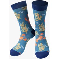 Bamboo Socks Red Lobsters Ocean Animal Socks