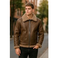 B3 WW2 Sheepskin Flying Aviator Jacket Seshego