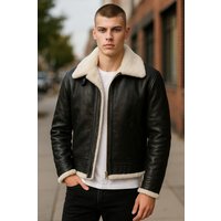 B3 Aviator Real Sheepskin Flying Jacket Hobart Light