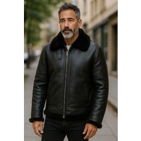 B3 Aviator Real Sheepskin Flying Jacket Hobart