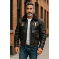 Bomber Sheepskin Collar G 1 Aviator Jacket Ararat