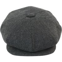 Infinity Leather Men's Peaky Blinders Newsboy 8 Panel Hat in Charcoal | Size: Medium